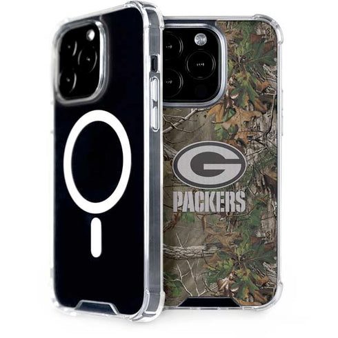 NFL Green Bay Packers Realtree Xtra Green Camo iPhone 15 Pro MagSafe Case