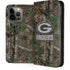 NFL Green Bay Packers Realtree Xtra Green Camo iPhone 14 Pro Max Folio Case
