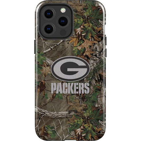 NFL Green Bay Packers Realtree Xtra Green Camo iPhone 15 Pro Max Impact Case
