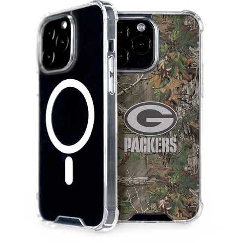 NFL Green Bay Packers Realtree Xtra Green Camo iPhone 14 Pro Max MagSafe Case