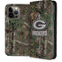 NFL Green Bay Packers Realtree Xtra Green Camo iPhone 15 Pro Max Folio Case