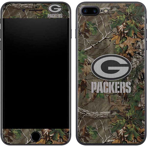 NFL Green Bay Packers Realtree Xtra Green Camo iPhone 8 Plus Skin