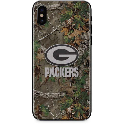 NFL Green Bay Packers Realtree Xtra Green Camo iPhone X Skin