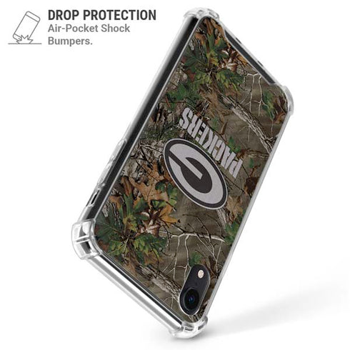 NFL Green Bay Packers Realtree Xtra Green Camo iPhone XR Clear Case
