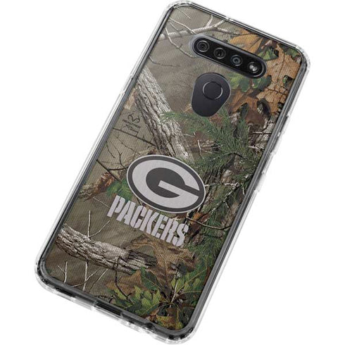 NFL Green Bay Packers Realtree Xtra Green Camo LG K51/Q51 Clear Case