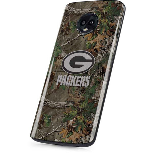 NFL Green Bay Packers Realtree Xtra Green Camo Moto G6 Skin