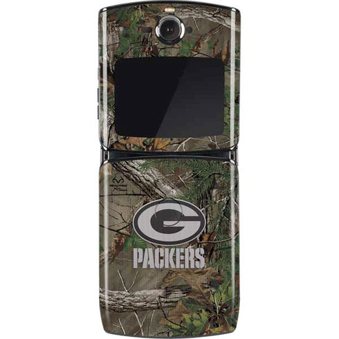 NFL Green Bay Packers Realtree Xtra Green Camo Motorola RAZR Skin