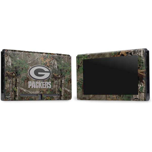 NFL Green Bay Packers Realtree Xtra Green Camo Nintendo Switch Bundle Skin