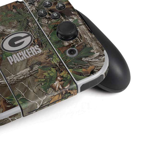 NFL Green Bay Packers Realtree Xtra Green Camo Nintendo Switch OLED (2021) Skin