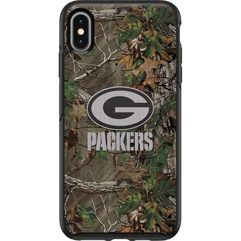 NFL Green Bay Packers Realtree Xtra Green Camo Otterbox Symmetry iPhone Skin