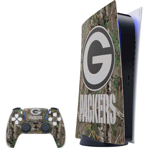 NFL Green Bay Packers Realtree Xtra Green Camo PS5 Digital Edition Bundle Skin