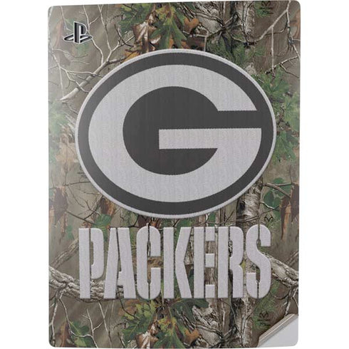 NFL Green Bay Packers Realtree Xtra Green Camo PS5 Digital Edition Console Skin