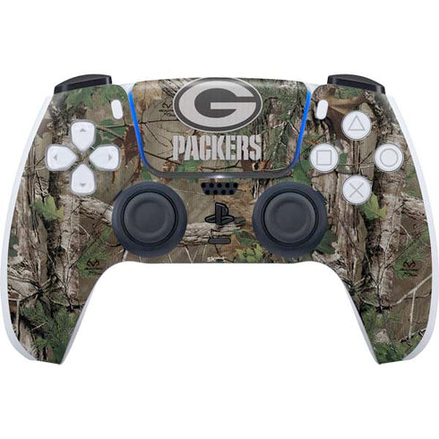 NFL Green Bay Packers Realtree Xtra Green Camo PS5 Controller Skin