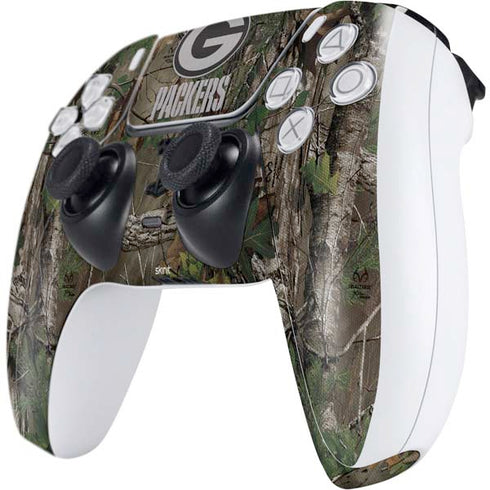 NFL Green Bay Packers Realtree Xtra Green Camo PS5 Controller Skin