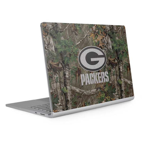 NFL Green Bay Packers Realtree Xtra Green Camo Surface Book 2 15in Skin