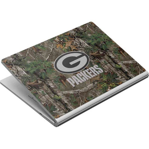 NFL Green Bay Packers Realtree Xtra Green Camo Surface Book Skin