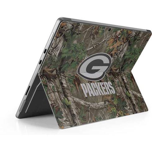 NFL Green Bay Packers Realtree Xtra Green Camo Surface Pro 8 Skin