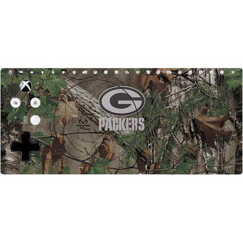 NFL Green Bay Packers Realtree Xtra Green Camo Xbox Adaptive Controller Skin
