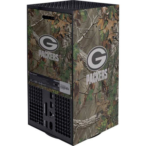 NFL Green Bay Packers Realtree Xtra Green Camo Xbox Series X Bundle Skin