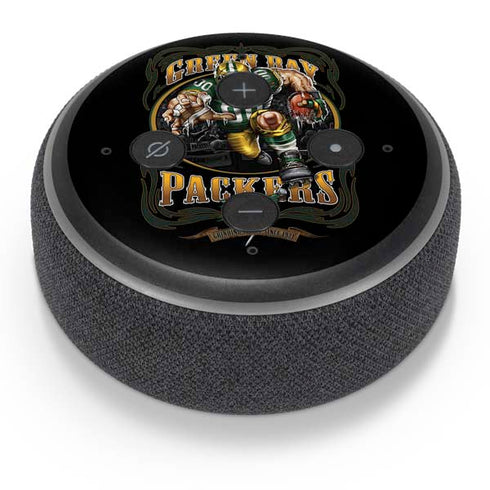 Liquid Blue NFL Green Bay Packers Running Back Amazon Echo Dot Skin