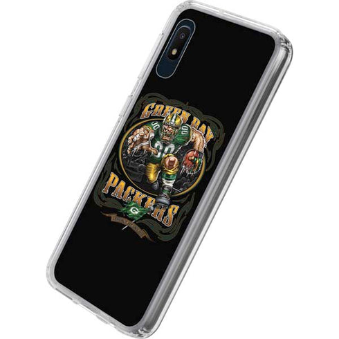 Liquid Blue NFL Green Bay Packers Running Back Galaxy A10e Clear Case