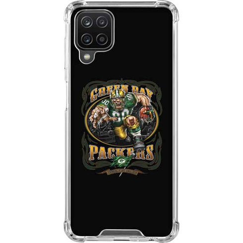 Liquid Blue NFL Green Bay Packers Running Back Galaxy A12 Clear Case
