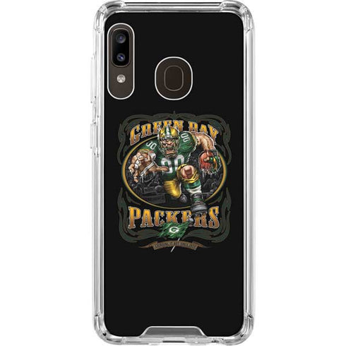 Liquid Blue NFL Green Bay Packers Running Back Galaxy A30 Clear Case