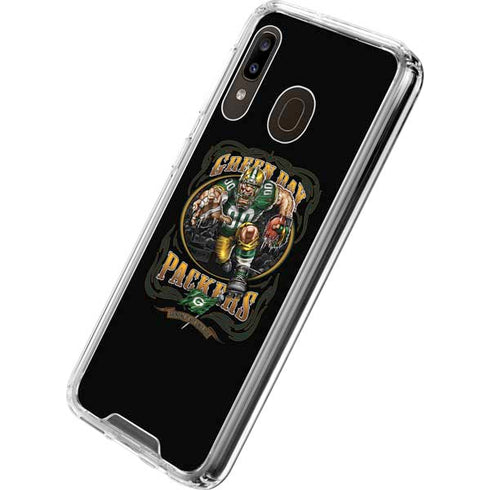 Liquid Blue NFL Green Bay Packers Running Back Galaxy A30 Clear Case