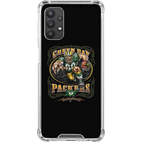 Liquid Blue NFL Green Bay Packers Running Back Galaxy A32 5G Clear Case