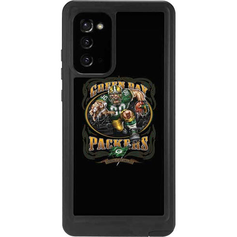 Liquid Blue NFL Green Bay Packers Running Back Galaxy Note20 5G Waterproof Case