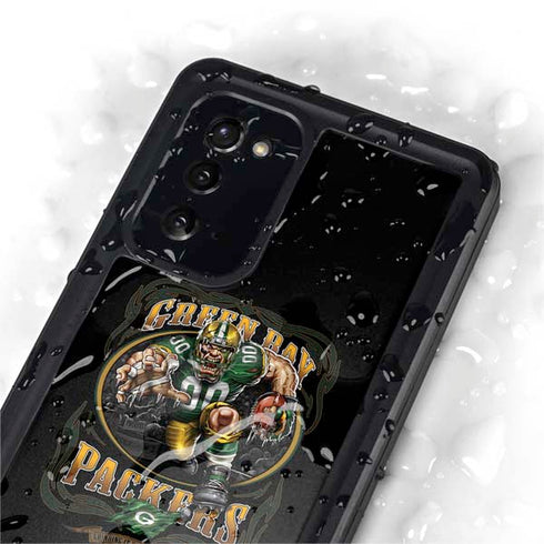Liquid Blue NFL Green Bay Packers Running Back Galaxy Note20 5G Waterproof Case