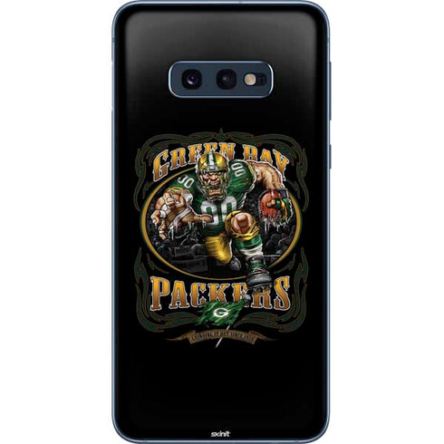 Liquid Blue NFL Green Bay Packers Running Back Galaxy S10e Skin
