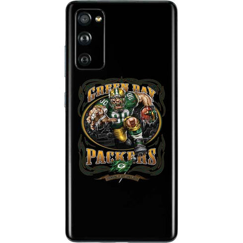 Liquid Blue NFL Green Bay Packers Running Back Galaxy S20 Fan Edition Skin