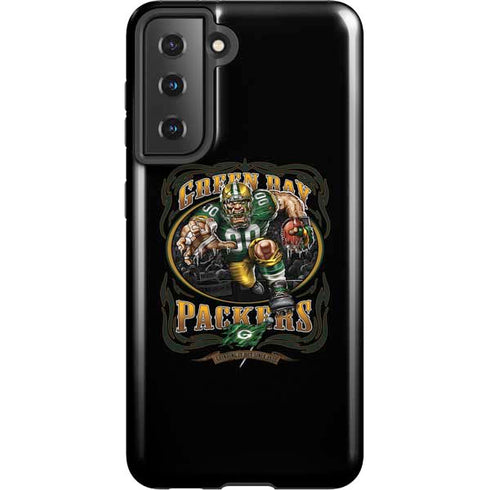 Liquid Blue NFL Green Bay Packers Running Back Galaxy S21 5G Pro Case