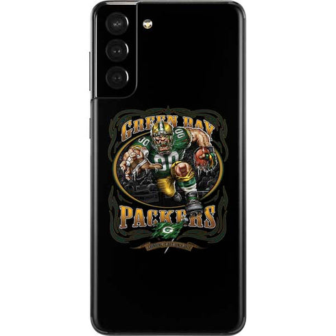 Liquid Blue NFL Green Bay Packers Running Back Galaxy S21 Plus 5G Skin