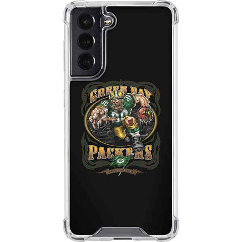 Liquid Blue NFL Green Bay Packers Running Back Galaxy S22 Clear Case