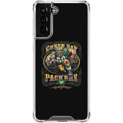 Liquid Blue NFL Green Bay Packers Running Back Galaxy S22 Plus Clear Case