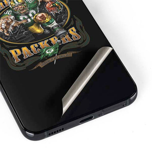 Liquid Blue NFL Green Bay Packers Running Back Galaxy S22 Plus Skin