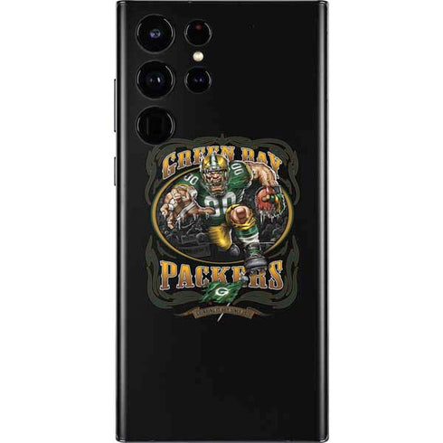 Liquid Blue NFL Green Bay Packers Running Back Galaxy S22 Ultra Skin