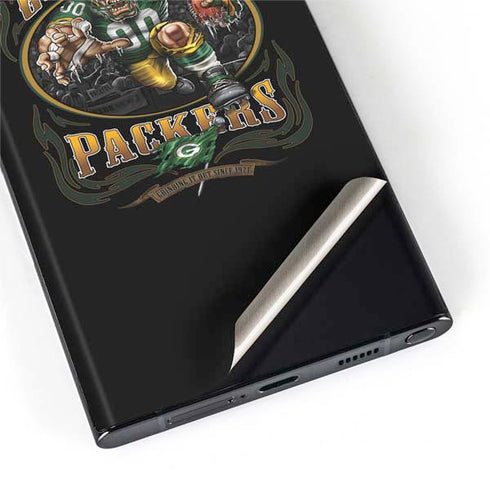 Liquid Blue NFL Green Bay Packers Running Back Galaxy S22 Ultra Skin
