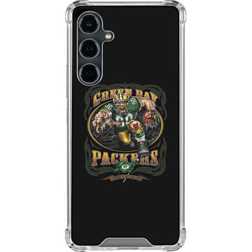 Liquid Blue NFL Green Bay Packers Running Back Galaxy S23 FE Clear Case