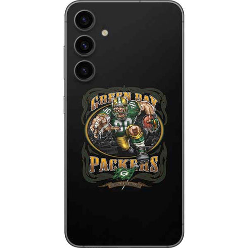 Liquid Blue NFL Green Bay Packers Running Back Galaxy S23 FE Skin