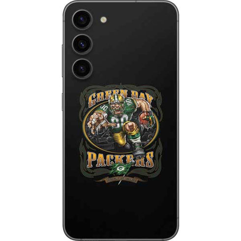 Liquid Blue NFL Green Bay Packers Running Back Galaxy S23 Plus Skin