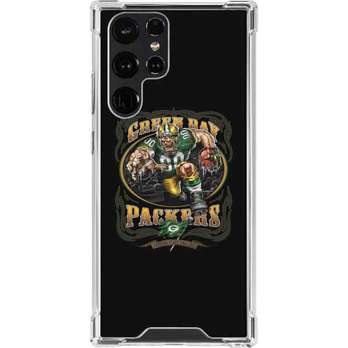 Liquid Blue NFL Green Bay Packers Running Back Galaxy S24 Ultra Clear Case
