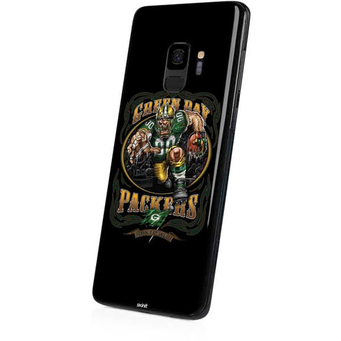 Liquid Blue NFL Green Bay Packers Running Back Galaxy S9 Skin