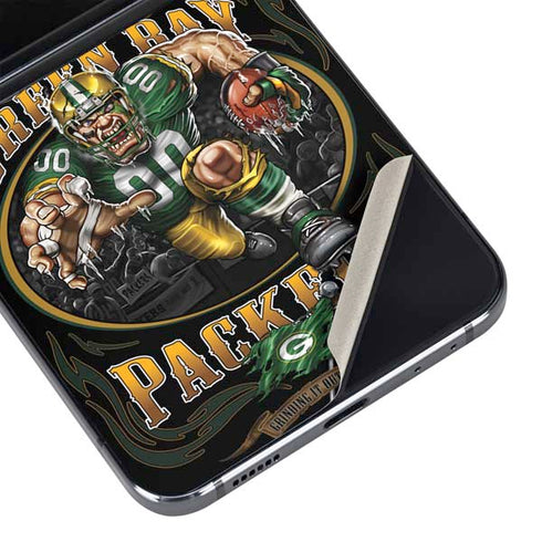 Liquid Blue NFL Green Bay Packers Running Back Galaxy Z Flip5 5G Skin