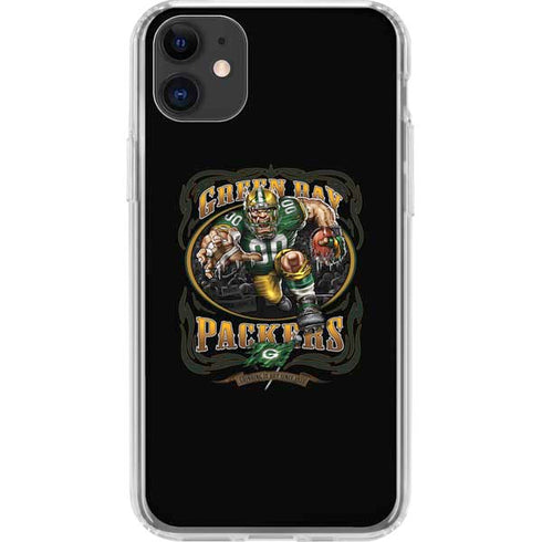 Liquid Blue NFL Green Bay Packers Running Back iPhone 11 Clear Case