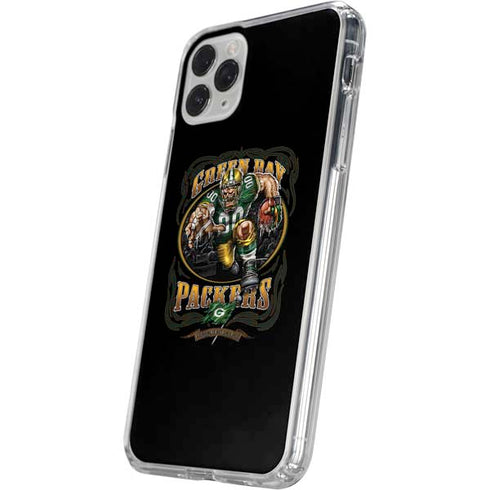 Liquid Blue NFL Green Bay Packers Running Back iPhone 11 Pro Clear Case
