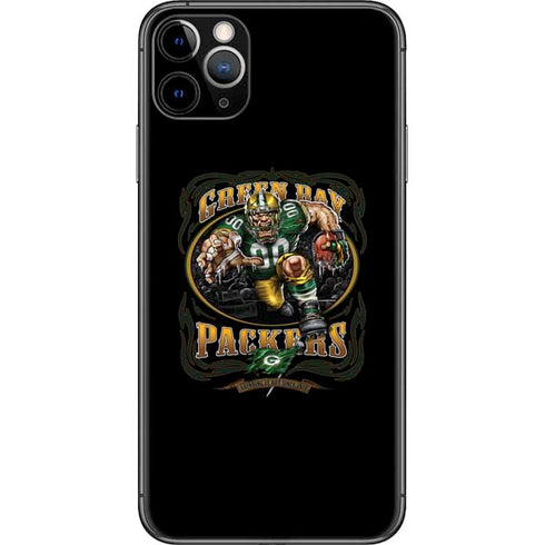 Liquid Blue NFL Green Bay Packers Running Back iPhone 11 Pro Max Skin