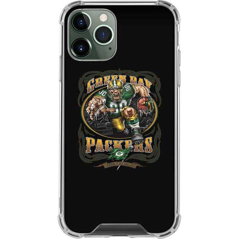 Liquid Blue NFL Green Bay Packers Running Back iPhone 12 Pro Clear Case